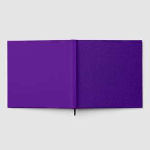 Custom Purple Noise Guest Book