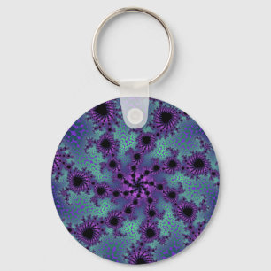 Custom Purple Obliteration Keychain