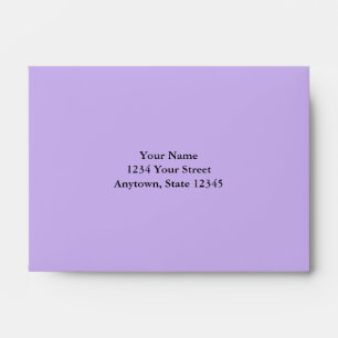 Custom Purple Pre-Addressed Invitation Envelopes