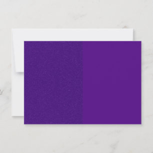 Custom Purple Split Invitation