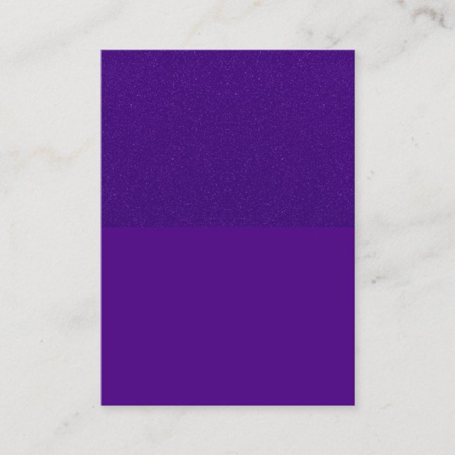 Custom Purple Split Noise Business Cards (Front)