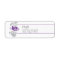 Custom Purple Tea Return Address Label