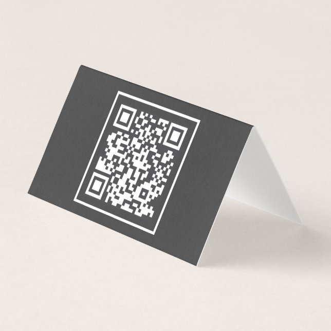 Custom QR Business Card (Front)
