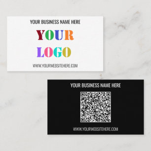 Custom QR Code and Logo Your Business Card