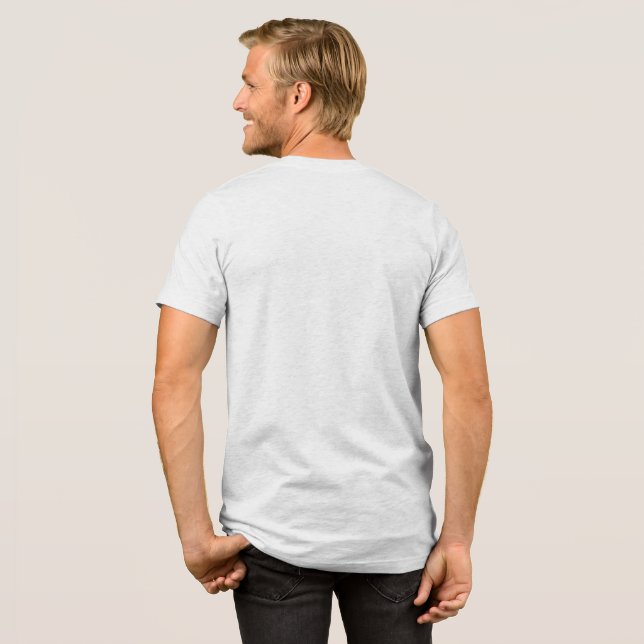 Custom QR Code | Birthday or Support Donation Tri-Blend Shirt (Back Full)