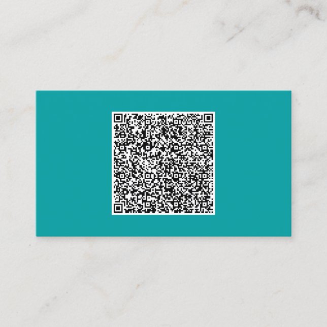 Custom QR Code Business Card Your Own Design (Front)