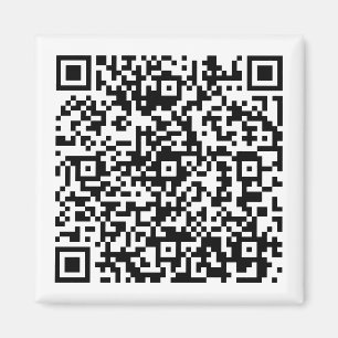 Custom QR Code business Magnet