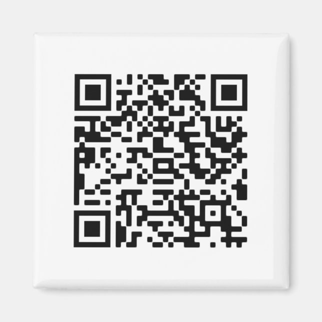 Custom QR Code business  Magnet (Front)
