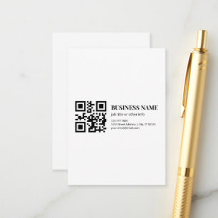 Custom QR Code Business  Name Template