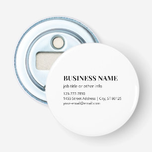 Custom QR Code Business Name Template Bottle Opener