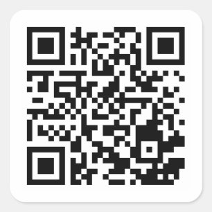 Custom QR Code Classic Round Sticker Sheet