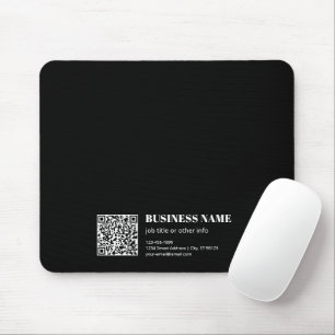 Custom QR code & Editable Retro-Modern Text Mouse Pad