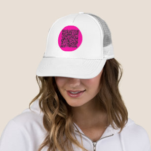 Custom QR Code Hat Your Own Design Choose Colour