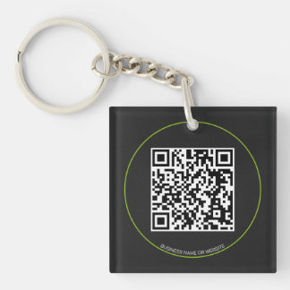 Custom QR Code Keychain