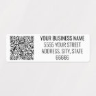 Custom QR Code Labels Your Business Name Address