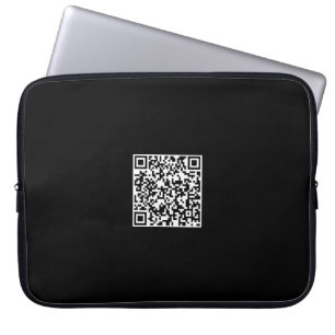 Custom QR Code Laptop Sleeve for Brand Promotion