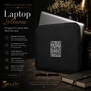 Custom QR Code Laptop Sleeve for Brand Promotion
