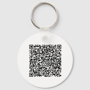 Custom QR Code & Logo Business Branding Key Ring