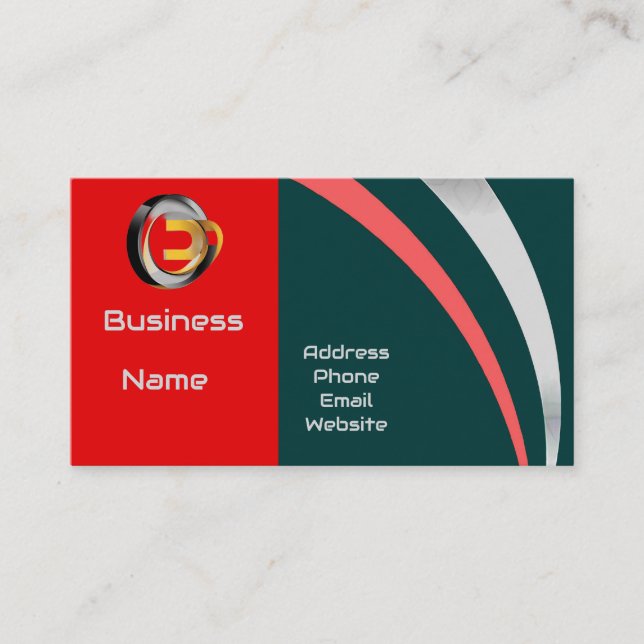 Custom QR code professional Business Card (Front)