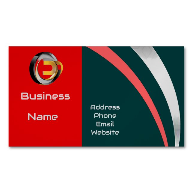 Custom QR code professional Magnetic Business Card (Front)