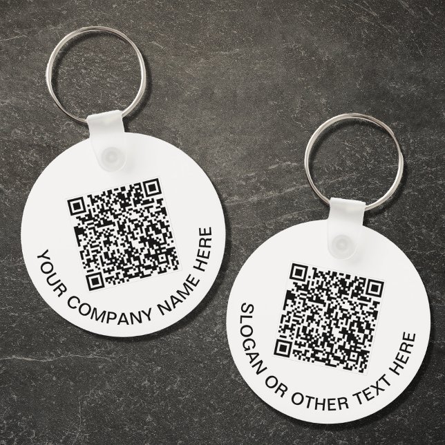 Custom QR Code Promotional Key Ring (Creator Uploaded)
