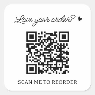 Custom QR Code Scan to Reorder Labels