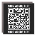 Custom QR Code Scannable Small Business Vehicle