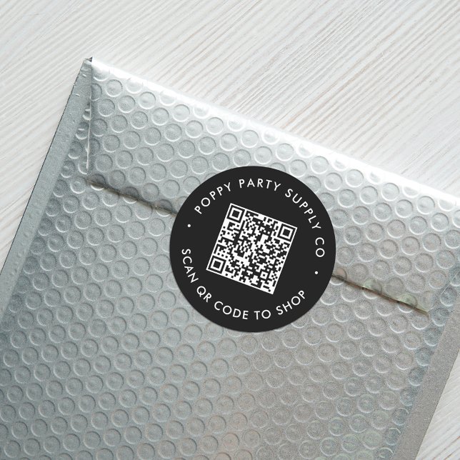 Custom QR Code Shop Sticker (Creator Uploaded)