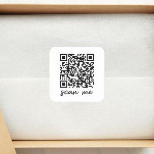 Custom QR Code Sticker