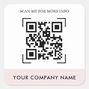 Custom QR Code Stickers