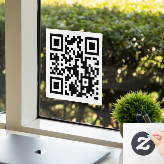 custom QR Code Store Sale business elegant modern (Office)