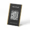 Custom QR Code Text Modern Business Pedestal Sign