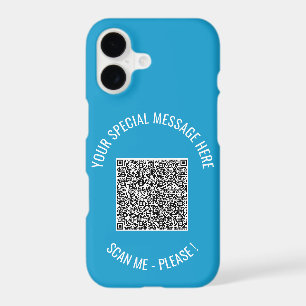 Custom QR Code Text Special Message Your Colours