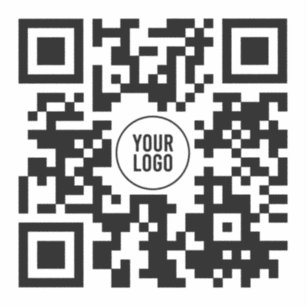 Custom QR Code With Logo Business Square Decal