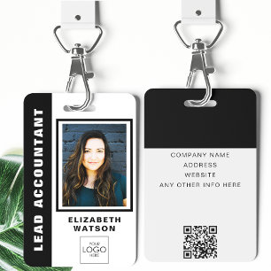 Custom QR Code With Your Logo Company Event ID ID Badge