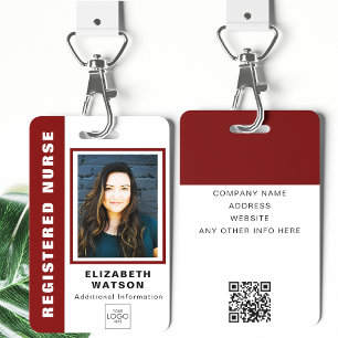 Custom QR Code With Your Logo Company Event ID ID Badge