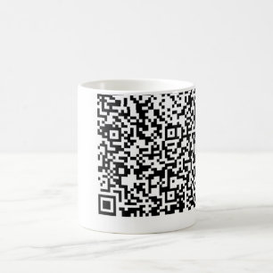 Custom QR Code Your Funny Mug Gift Choose Colours