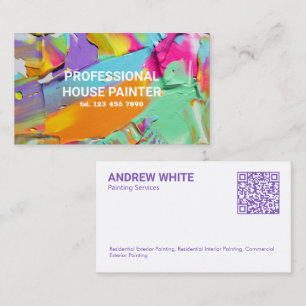 Custom QR Painter Business Card