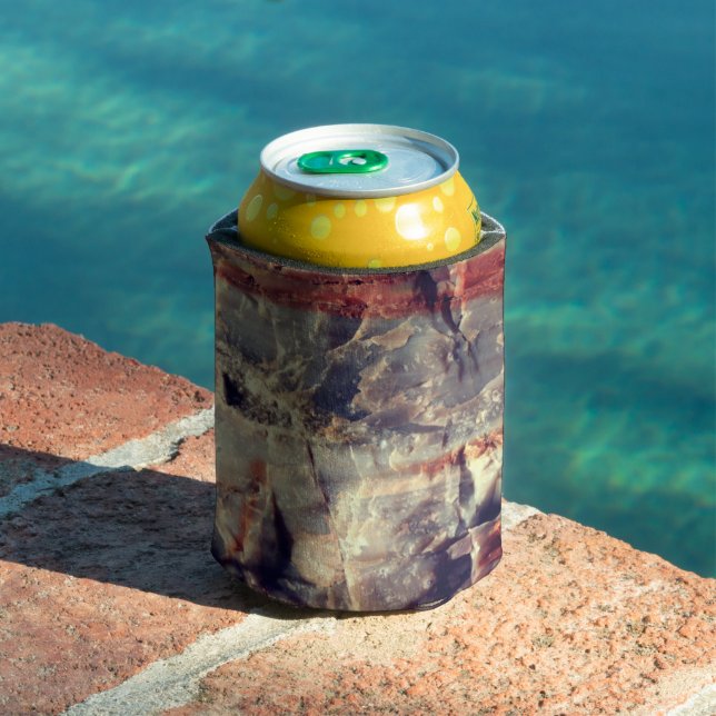 Custom Quartz Rock Beverage Can Cooler (In Situ Pool)