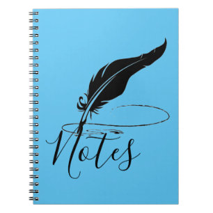 Custom quill pen  notebook