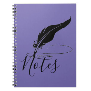 Custom quill pen  notebook