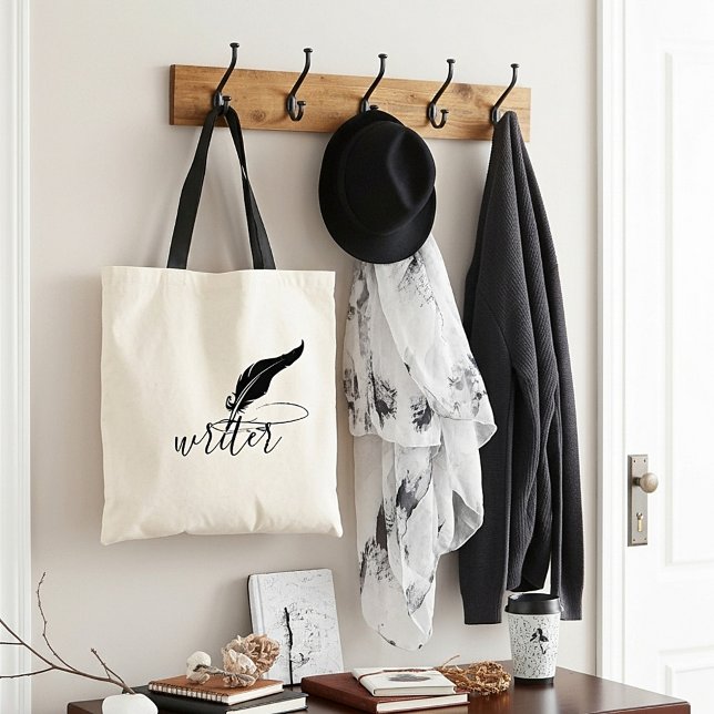 Custom quill pen  tote bag (Creator Uploaded)
