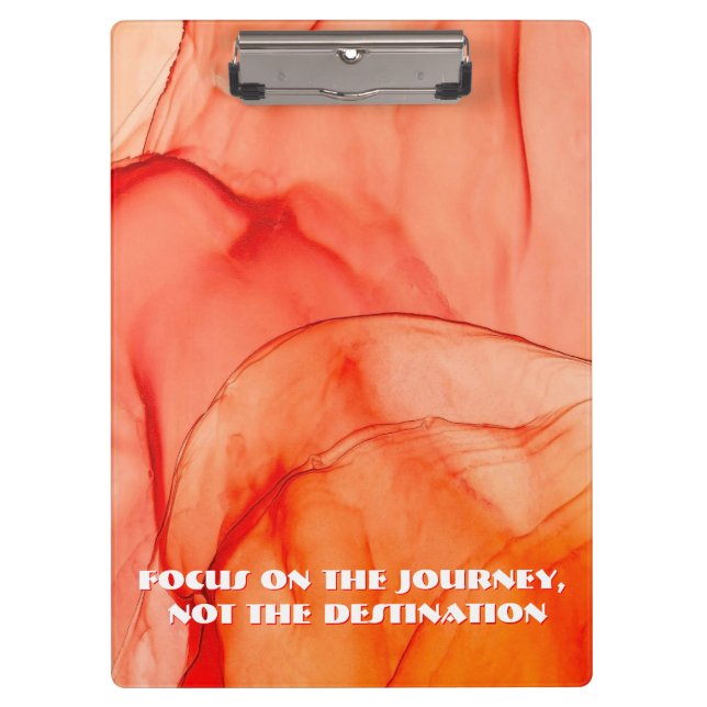 Custom Quote Aesthetic for Teachers, Students  Clipboard (Front)