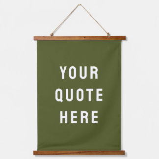 Custom Quote Banner Personalised Your Quote Wall Hanging Tapestry
