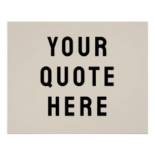 Custom Quote Banner Personalised Your Quote Wall Poster