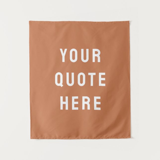 Custom Quote Banner Personalised Your Wall Nursery Tapestry (Front)