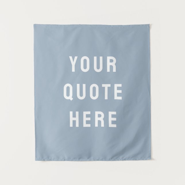 Custom Quote Banner Personalised Your Wall Nursery Tapestry (Front)