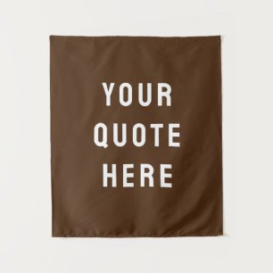 Custom Quote Banner Personalized Your Quote Wall Tapestry
