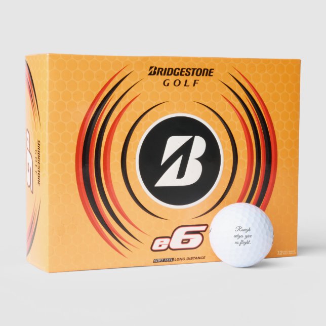 Custom Quote Bridgestone e6 Personalized Golf Ball (Packaging)