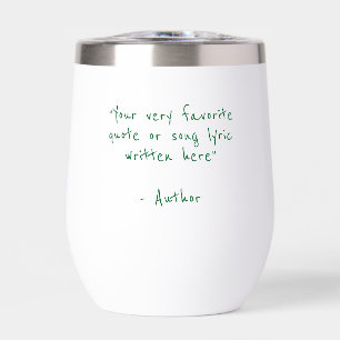 Custom quote - create your own forest green